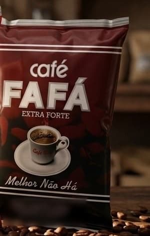 Embalagem de Café Fafá Extra Forte 250g, café extra forte da Bahia