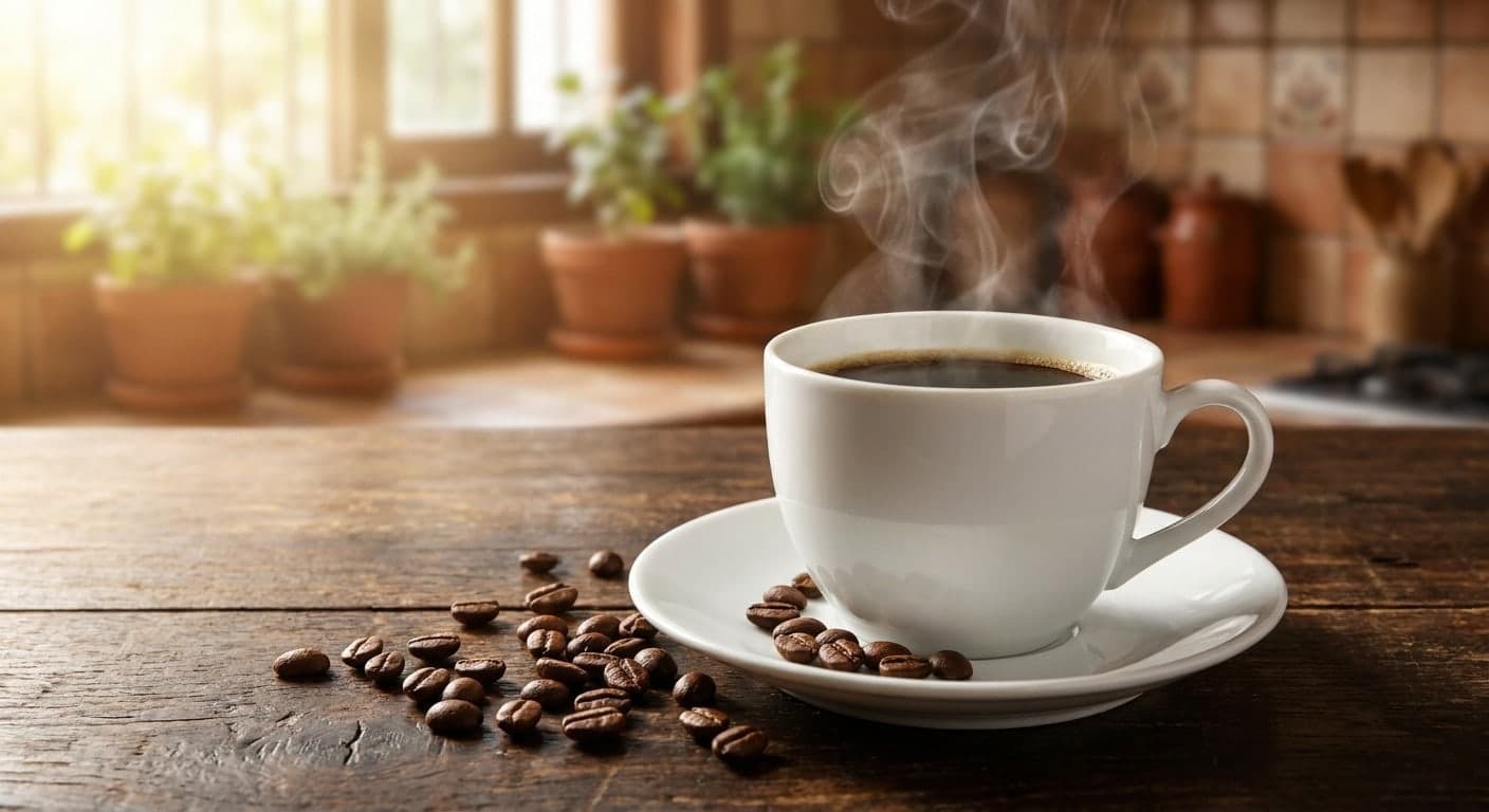 Xícara de café Café Fafá recém-passado